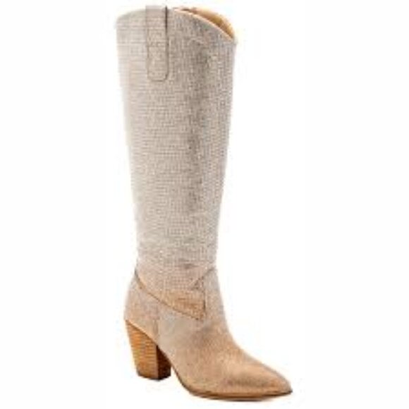 Corkys Shoes - NEW in box Corkys Show Stopper Gold Silver Ombre boots